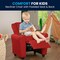 Flash Furniture Kids Recliner, 21-1/2" to 36-1/2" x 27", Upholstery Color: Red DG-ULT-KID-RED-GG - alternate 2